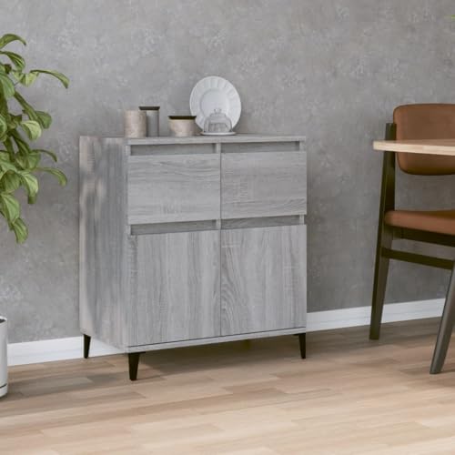 LVHUIDEH Sideboard, Beistellschrank, Aufbewahrungsschrank, Buffetschrank für Wohnzimmer Esszimmer Flur, Langlebig und Robust, Grau Sonoma, 60x35x70 cm, Holzwerkstoff LVHUIDEH Sideboard, Beistellschrank, Aufbewahrungsschrank, Buffetschrank für Wohnzimmer Esszimmer Flur, Langlebig und Robust, Grau Sonoma, 60x35x70 cm, Holzwerkstoff von LVHUIDEH