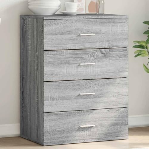 LVHUIDEH Sideboard, Beistellschrank, Aufbewahrungsschrank, Buffetschrank für Wohnzimmer Esszimmer Flur, Langlebig und Robust, Grau Sonoma, 60x39x80 cm, Holzwerkstoff LVHUIDEH Sideboard, Beistellschrank, Aufbewahrungsschrank, Buffetschrank für Wohnzimmer Esszimmer Flur, Langlebig und Robust, Grau Sonoma, 60x39x80 cm, Holzwerkstoff von LVHUIDEH