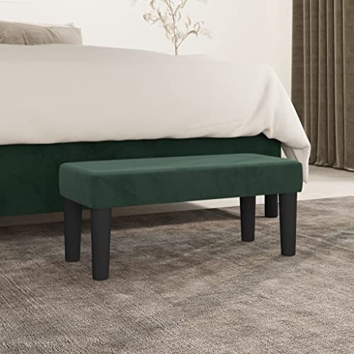LVHUIDEH Sitzbank, Flurbank, Gepolsterte Bank, Betthocker, 70 x 30 x 30 cm, Samt (100% Polyester), Sperrholz von LVHUIDEH
