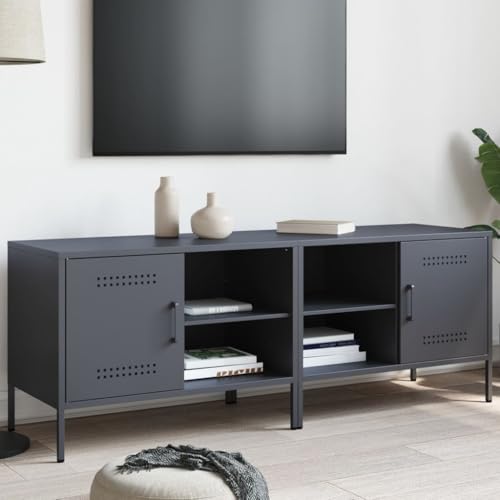LVHUIDEH TV-Schränke 2er Set Anthrazit 68x39x50,5 cm Stahl LVHUIDEH TV-Schränke 2er Set Anthrazit 68x39x50,5 cm Stahl von LVHUIDEH