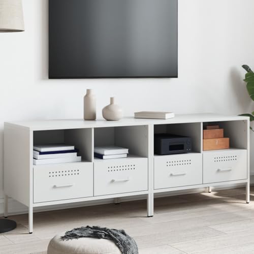 LVHUIDEH TV-Schränke 2er Set Weiß 68x39x50,5 cm Kaltgewalzter Stahl LVHUIDEH TV-Schränke 2er Set Weiß 68x39x50,5 cm Kaltgewalzter Stahl von LVHUIDEH