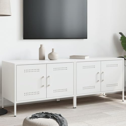 LVHUIDEH TV-Schränke 2er Set Weiß 68x39x50,5 cm Stahl LVHUIDEH TV-Schränke 2er Set Weiß 68x39x50,5 cm Stahl von LVHUIDEH