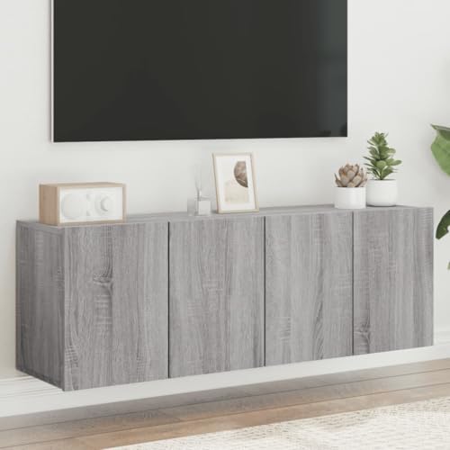 LVHUIDEH TV-Wandschränke 2er Set Grau Sonoma 60x30x41 cm von LVHUIDEH