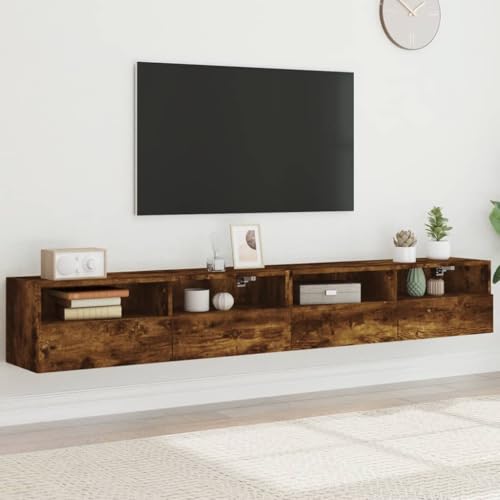 LVHUIDEH TV-Wandschränke 2er Set Räuchereiche 100x30x30 cm Holzwerkstoff LVHUIDEH TV-Wandschränke 2er Set Räuchereiche 100x30x30 cm Holzwerkstoff von LVHUIDEH