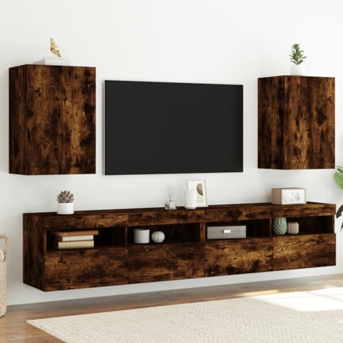 LVHUIDEH TV-Wandschränke 2er Set Räuchereiche 40,5x30x60 cm Holzwerkstoff LVHUIDEH TV-Wandschränke 2er Set Räuchereiche 40,5x30x60 cm Holzwerkstoff von LVHUIDEH