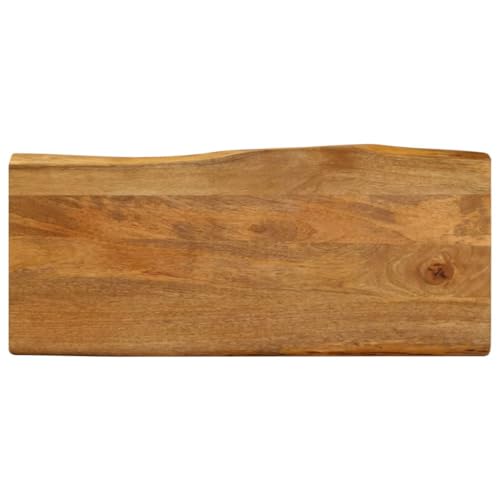 LVHUIDEH Tischplatte, Ersatztischplatte, Holzplatte für Heimwerker Arbeitsplatten Tische, Möbelplatte, 90 x 40 x 3.8 cm, Massivholz Mango von LVHUIDEH