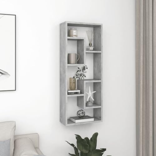 LVHUIDEH Wandregal mit offenen Fächern, Hängeregal, Schweberegal, Wandschrank für Zuhause Büro|Wanddekoration und Aufbewahrung, Belastbarkeit 40 kg, 36 x 16 x 90 cm, Holzwerkstoff LVHUIDEH Wandregal mit offenen Fächern, Hängeregal, Schweberegal, Wandschrank für Zuhause Büro|Wanddekoration und Aufbewahrung, Belastbarkeit 40 kg, 36 x 16 x 90 cm, Holzwerkstoff von LVHUIDEH