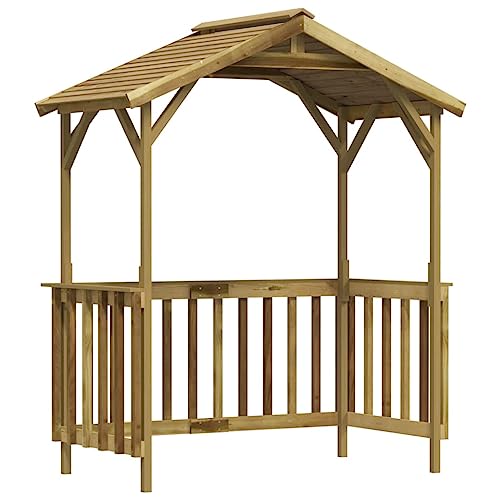Outdoor Grillpavillon, Pavillion aus Holz, Lagerschuppen, Grillüberdachung für Outdoorküche Balkon Garten Terrasse, 163.5 x 93 x 210 cm, Kiefernholz Imprägniert Outdoor Grillpavillon, Pavillion aus Holz, Lagerschuppen, Grillüberdachung für Outdoorküche Balkon Garten Terrasse, 163.5 x 93 x 210 cm, Kiefernholz Imprägniert von LVHUIDEH
