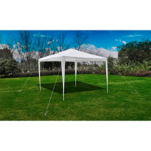 Partyzelt Pavillon, Pergola für Treffen, Grillabende, Campingplätze, Wasser- und UV-beständig, PE-Dach und Stahl-Rahmen, 300 x 300 x 255 cm, Einfache Montage Partyzelt Pavillon, Pergola für Treffen, Grillabende, Campingplätze, Wasser- und UV-beständig, PE-Dach und Stahl-Rahmen, 300 x 300 x 255 cm, Einfache Montage von LVHUIDEH