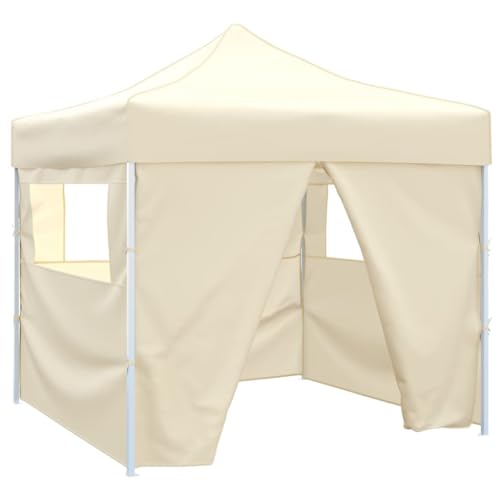 Pavillon mit 4 Seitenwänden, Stahlrahmen, Outdoor Tragbar Sonnenschirme für Partys Treffen Grillabende Campingplätze, Pop-Up Partyzelte, 291 x 291 x 315 cm, Einfache Montage Pavillon mit 4 Seitenwänden, Stahlrahmen, Outdoor Tragbar Sonnenschirme für Partys Treffen Grillabende Campingplätze, Pop-Up Partyzelte, 291 x 291 x 315 cm, Einfache Montage von LVHUIDEH