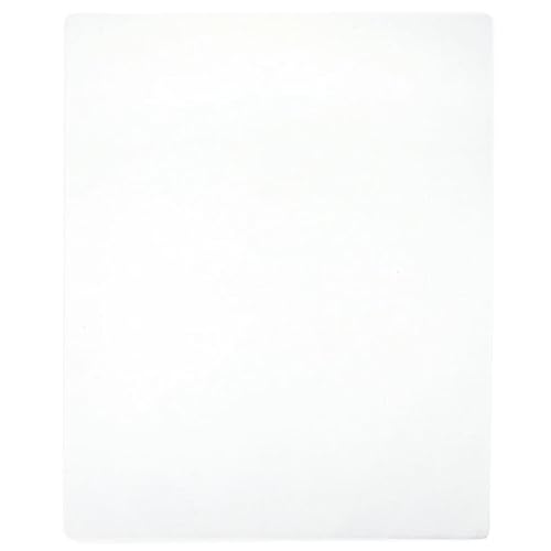 Spannbettlaken Jersey Maschinenwaschbar Weiß 90x200 cm Baumwolle von LVHUIDEH