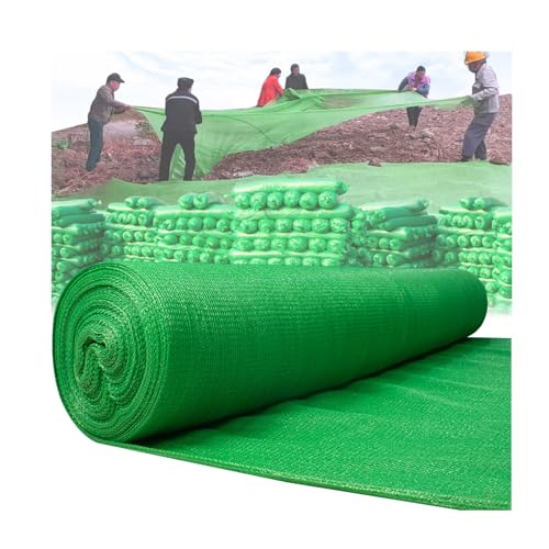 LVLDAWA Grünes Schattierungsnetz Schattenschutz Für Gartenpflanzen Baustellenabdeckungsnetz Für Teiche Und Gewächshäuser(50X8M) von LVLDAWA