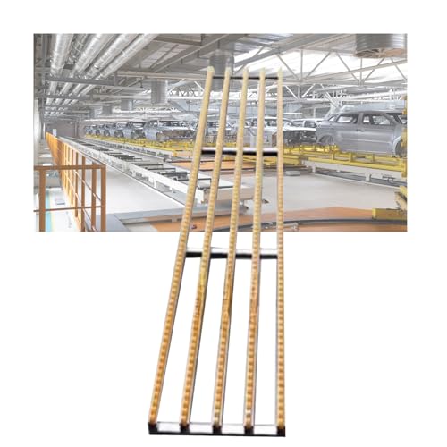 LVLDAWA Leichtlast-Schwerkraftförderer, ABS-Kunststoff-Rollenlager, Liefereimer-Entladerolle, Verbindungslose Rollenförderschlitten Für Fabriken(0.5x1.5m) von LVLDAWA