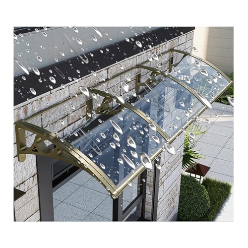 LVLDAWA Markise Für Den Eingangsbereich UV-geschützte Terrassenüberdachung Mit Entwässerung Gespleißte Regen- Und Schneesichere Terrassenüberdachung Für Die Veranda von LVLDAWA