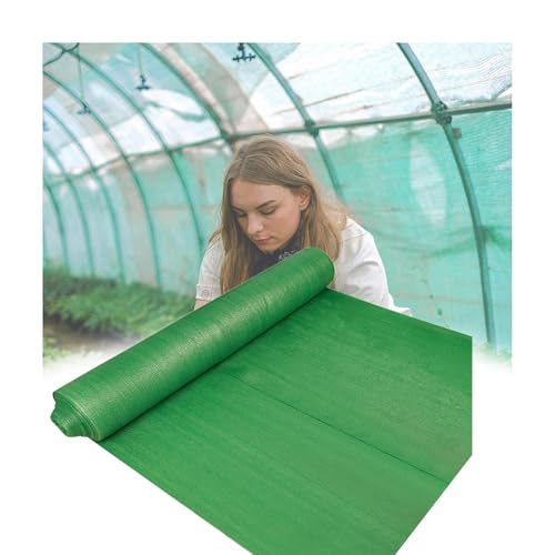 LVLDAWA Schattennetz Für Den Garten Grünes, UV-beständiges Pflanzennetz Für Den Außenbereich Zuschneidbare, Reißfeste Hochbeet-Abschirmplane Für Terrasse Und Gewächshaus(50X6m) von LVLDAWA