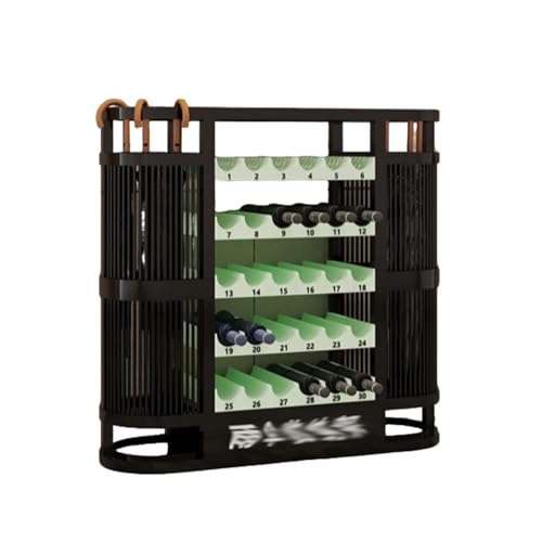 LVLDAWA Schirmständer Aus Metall Regal Für Gewerbliche Schirmaufbewahrung Freistehender, Rechteckiger Schirmständer Mit Herausnehmbarer Abtropfschale Fürs Büro(Schwarz,97X30.5X84CM) von LVLDAWA