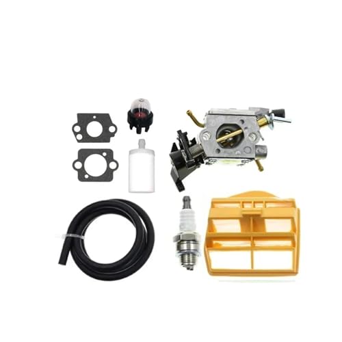 für C1M-EL37B Husqvarna 445 445E 450 Kettensäge Vergaser Set Kit Zubehör von LVLVEOPEVG
