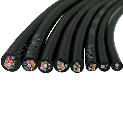 5 Meter Sensorsignaldaten-Kupferkabel LIYY 2 3 4 5 6 8 10 Kerne 26/24/22 AWG ummanteltes Kabel(0.14MM 26AWG,5 cores) von LVSELINGI