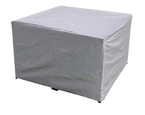 Gartenmöbelabdeckung in Mehreren Größen, Schutzhülle for Gartentisch und -stühle, Maschinen- und Schrankabdeckung, wasserdichte Silberne Sofaabdeckung(Silver,120x60X90cm) von LVSELINGI