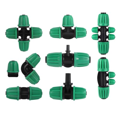 LVSELINGI 1 stücke 1/4 "Rohr Kunststoff Locking Stecker Barb Kupplung Bewässerung Garten Umsteller Rohr Armaturen(4538) von LVSELINGI