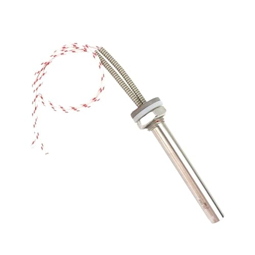 LVSELINGI 12V Heizelement 100W/150W/200W Heizpatrone Edelstahlrohr Wärmerohr/Stab Cheerfully(12v 100w) von LVSELINGI