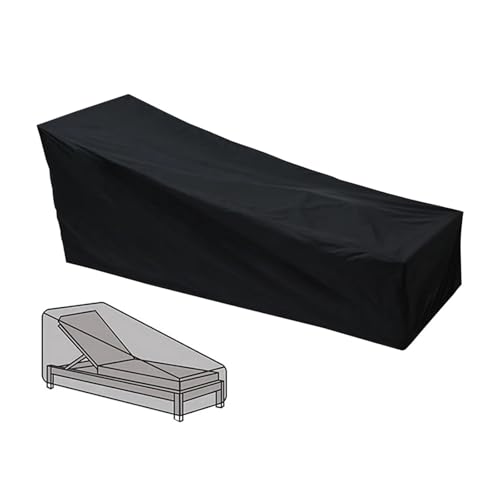 LVSELINGI 2 Stück Outdoor-Liegestuhl-Abdeckungen for Terrasse, Garten, Strandstuhl, Liegestuhl-Schutztasche, Möbel, wasserdicht, Staubschutz, Sonnenschutz(1Pcs) von LVSELINGI