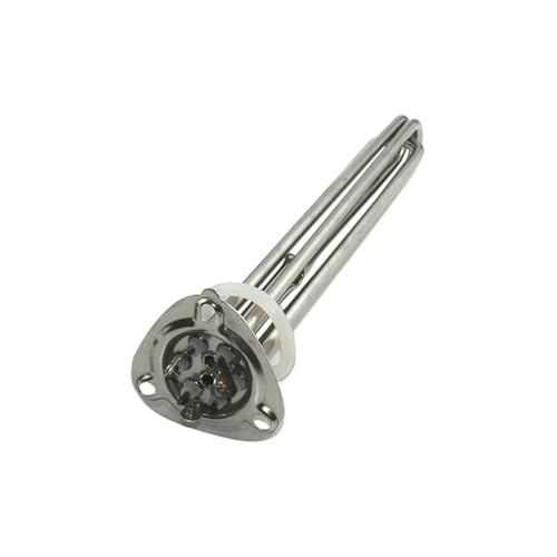 LVSELINGI 220 V/380 V Warmwasserbereiter-Element, 63 mm, dreieckiger Flansch, Edelstahl-Tauchheizrohr for Spülmaschine/Wasserspender Cheerfully(220V,6KW L250MM) von LVSELINGI
