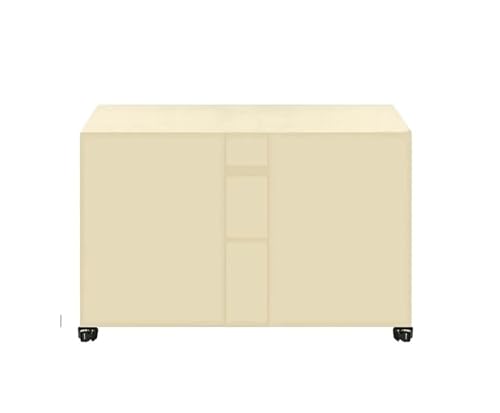 LVSELINGI 60 Größen Strapazierfähige Gartenmöbel-Abdeckung for Sofa, Tisch, Stuhl, Terrasse, wasserdicht, Winddicht, UV-beständig, gegen Regen und Schnee(Beige,120x60x90cm) von LVSELINGI