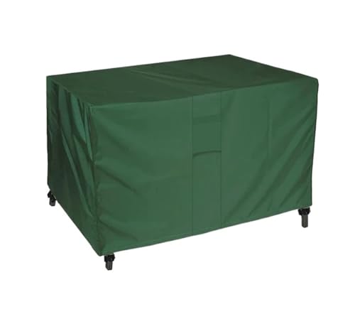 LVSELINGI 60 Größen Strapazierfähige Gartenmöbel-Abdeckung for Sofa, Tisch, Stuhl, Terrasse, wasserdicht, Winddicht, UV-beständig, gegen Regen und Schnee(Green,123x123x74cm) von LVSELINGI