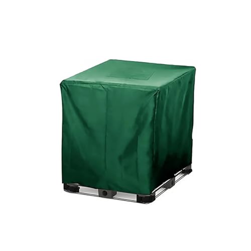 LVSELINGI IBC Tonneneimerabdeckung im Hof, 1000L Wassertankabdeckung im Außenbereich(Green) von LVSELINGI