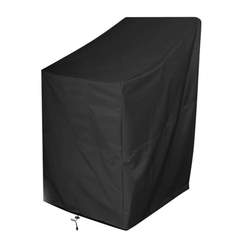 LVSELINGI Outdoor Klappstuhl Staub Abdeckung Lagerung Tasche Terrasse Sitz Möbel Abdeckung wasserdichte Stuhl Abdeckung 210D(65x65x120cm) von LVSELINGI