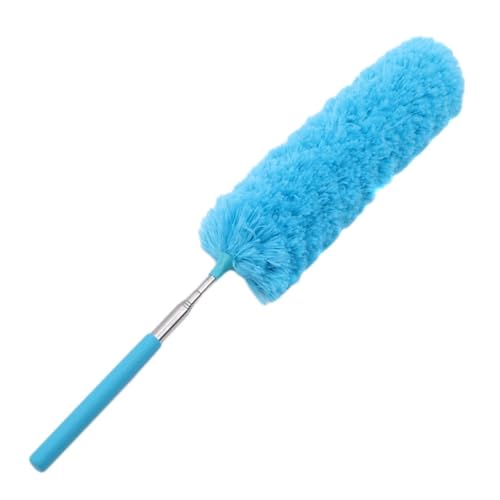 Mikrofaser-Staubbürste, ausziehbarer Handstaubentfernungsreiniger, Anti-Staubbürste, for Zuhause, Klimaanlage, Feder, Auto, Möbelreinigung(Blue) von LVSELINGI