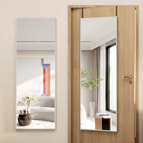 LVSOMT Wandspiegel, Türspiegel, Ganzkörperspiegel, Schlafzimmer, Ankleidespiegel, High-Definition & True Reflection, Aluminiumlegierung, Metallrahmen… von LVSOMT