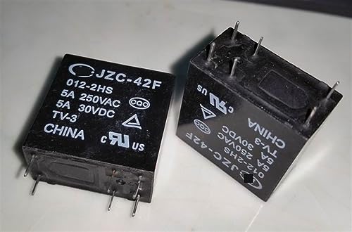 JZC-42F 012-2HS JZC-42F 012-2HST (42F-2A-12V-5A) Relais 6 Pins 1St (Size : JZC-42F 012-2HS) von LVTFCO