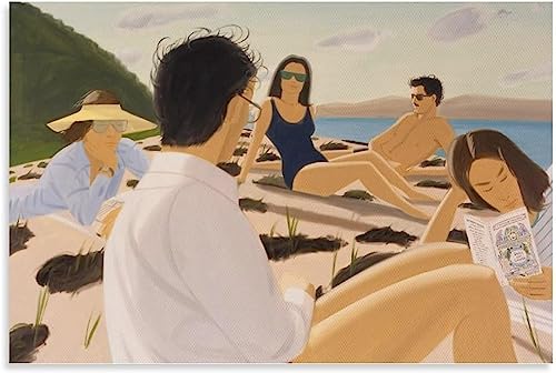 LVTFCO Berühmte Alex Katz Leinwandbilder Alex Katz Poster Ästhetische Wandkunst Alex Katz Malerei Für Wohnzimmer Wandkunst Dekor Bild 50x70cmx1 Kein Rahmen von LVTFCO