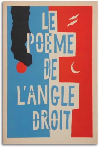 LVTFCO Le Corbusier-Poster „The Right Angle Poem“ Wandkunst, Le Corbusier-Drucke, abstrakte Leinwandmalerei für Zuhause, Le Corbusier-Bild, Dekoration, 50 x 70 cm, ohne Rahmen LVTFCO Le Corbusier-Poster „The Right Angle Poem“ Wandkunst, Le Corbusier-Drucke, abstrakte Leinwandmalerei für Zuhause, Le Corbusier-Bild, Dekoration, 50 x 70 cm, ohne Rahmen von LVTFCO