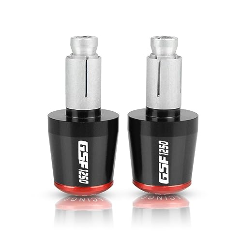 Motorrad Lenkergriffe Griffe FÜR Suzuki GSF1250 GSF 1250 Bandit 2007-2015 2014 2013 2012 7/8 "22mm Motorrad Lenker Griffe Enden Griff Bar Kappe End Stecker (Farbe : Black and Red) von LVTFCO