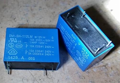 OMIH-SS-112LM OMIH-SH-124LM OMIH-SH-112LM OMIH-SS-124LM OMI-SH-112LM 14F-1A-4P-12V/24V-10A/16A Relais 4 Pins 1St (Size : OMI-SH-112LM) von LVTFCO