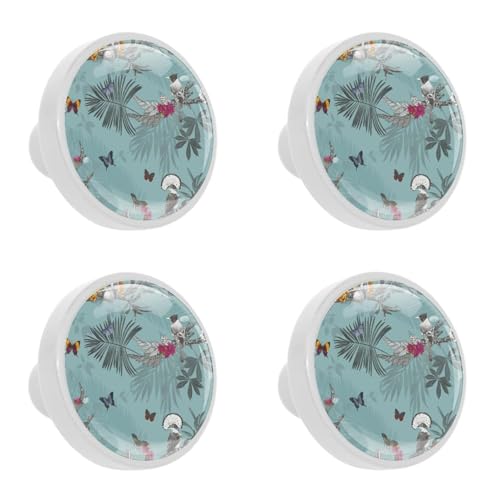 LVTISEE Möbelknäufe im Vintage-Stil, Schmetterlings-/Vogel-Design, für Zuhause, Küche, Bad oder Büro, 4 Stück LVTISEE Möbelknäufe im Vintage-Stil, Schmetterlings-/Vogel-Design, für Zuhause, Küche, Bad oder Büro, 4 Stück von LVTISEE