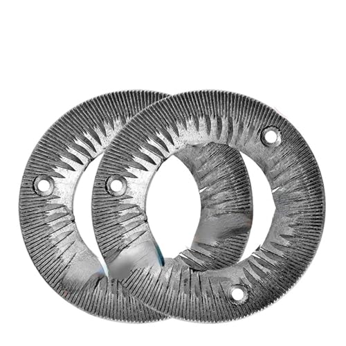 2 STÜCKE 150 Typ Nass-und Trockenpulverisierer Refiner Stahl Schleifscheibe Mühle Haushalt Schleifplatte Mühle Disk Zubehör von LVUPRTVH