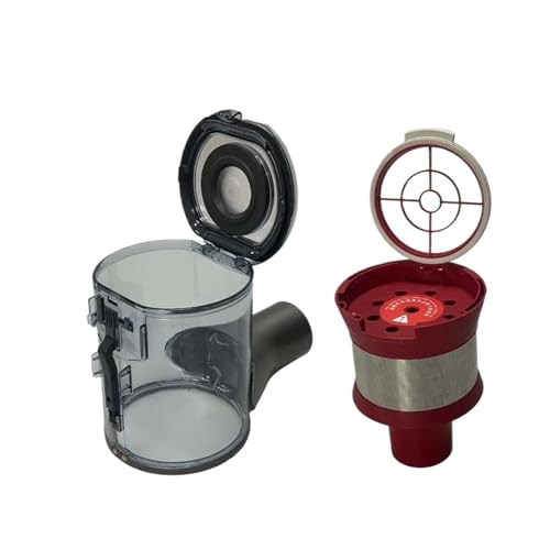 LVUPRTVH Kompatibel Mit Roborock, H7 Staubsauger Ersatzteile Mace Plus Staubbehälter Staub Box Zyklon Montage Modul Rot Zubehör(Dust Box) von LVUPRTVH