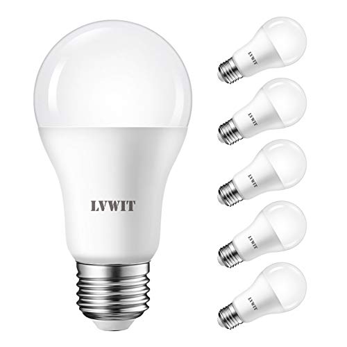 LVWIT E27 LED Birne, 100W Kaltweiß 6500K, ultrahell 1521 lm, Matt, Classic LED Lampe (6er Pack) von LVWIT