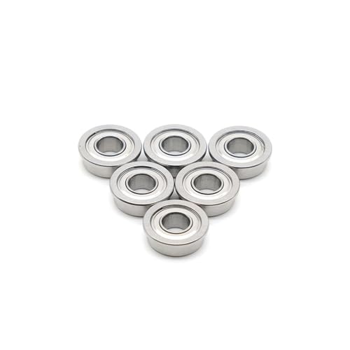 10 Stücke F686ZZ 6x13x5mm ABEC-7 Rillenkugellager for Druckermotorbohrung Geschirmtes Flansch Miniaturlager von LVXBHZQD