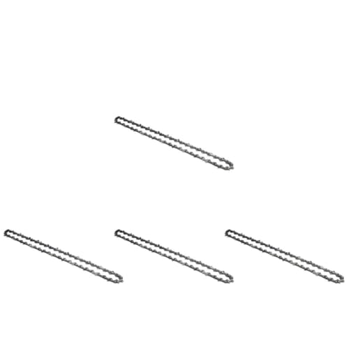 12-Zoll-Ersatzkette For Kettensägen Aus Metall – 3/8-Zoll-Teilung, 45 Treibglieder, 22 Zähne, Zubehör For Elektrische Sägen For Holzschneiden, Langlebiges Ersatzteil For Die Sägekette(4pcs) von LVXBHZQD