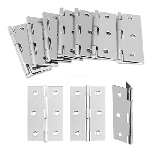 3 Zoll Türscharniere, 10 Stück, Kugellager, Stoß, Edelstahl, korrosionsbeständig, for eine Vielzahl von Türen 3 Zoll Türscharniere, 10 Stück, Kugellager, Stoß, Edelstahl, korrosionsbeständig, for eine Vielzahl von Türen von LVXBHZQD
