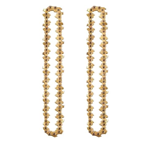 6-Zoll-Mini-Kettensägenkette, 1/4-Zoll-Teilung, 0,043-Zoll-Stärke, 37 Treibglieder, Halbmeißel For Elektrische Sägen Und Holzbearbeitung(6Inch Chain 2PC) von LVXBHZQD
