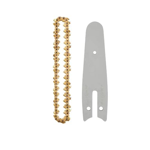 6-Zoll-Mini-Kettensägenkette, 1/4-Zoll-Teilung, 0,043-Zoll-Stärke, 37 Treibglieder, Halbmeißel For Elektrische Sägen Und Holzbearbeitung(6Inch Chain Set 2) von LVXBHZQD