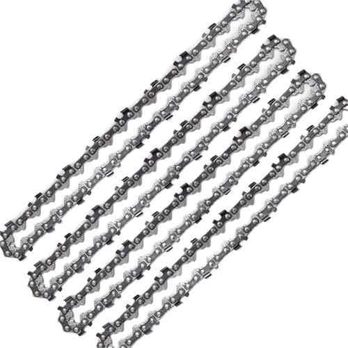 8 Zoll Ersatzkette For Elektrische Kettensägen – 1/4 Zoll Teilung, 0,043 Zoll Stärke, 24 Schneider, 48 Treibglieder For Holzschneidezubehör(4Pcs) von LVXBHZQD
