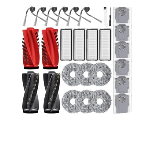 A15Q-Accessory Set Kompatibel for Roborock Qrevo Curv Roboter Staubsauger Mit 2 Paar Wichtigsten Bürsten, Tücher, Filter, Staub Taschen A15Q-Accessory Set Kompatibel for Roborock Qrevo Curv Roboter Staubsauger Mit 2 Paar Wichtigsten Bürsten, Tücher, Filter, Staub Taschen von LVXBHZQD