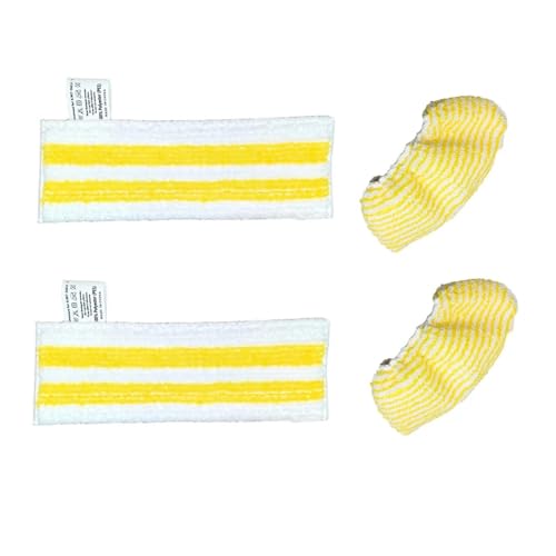 Dampfreiniger-Tücher, kompatibel mit Karcher Easyfix, SC1 SC2 SC3 SC4 SC5, Ersatz-Mikrofaser-Reinigungspad-Abdeckung, Dampfreiniger-Zubehör(Light Grey) von LVXBHZQD